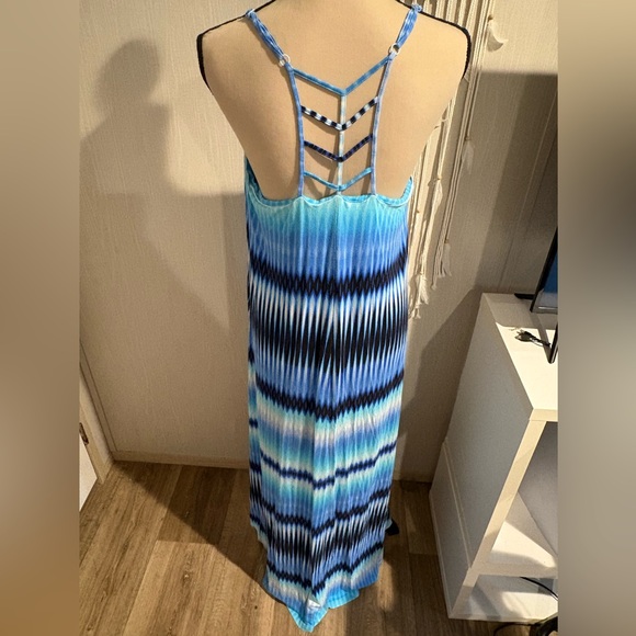 Cynthia Rowley Blue and Black Patterned Dress - Picture 3 of 7